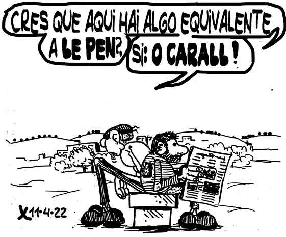 Viñeta de O Carrabouxo do 11 de abril de 2022