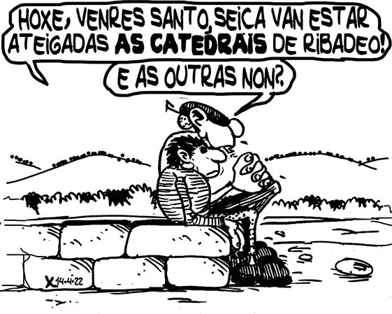 Viñeta de O Carrabouxo do 14 de abril de 2022
