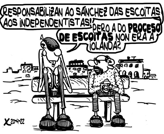 Viñeta de O Carrabouxo do 20 de abril de 2022