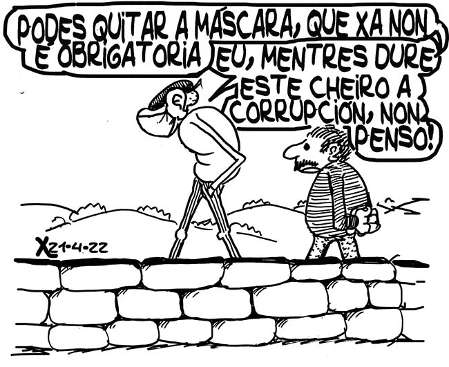 Viñeta de O Carrabouxo do 21 de abril de 2022