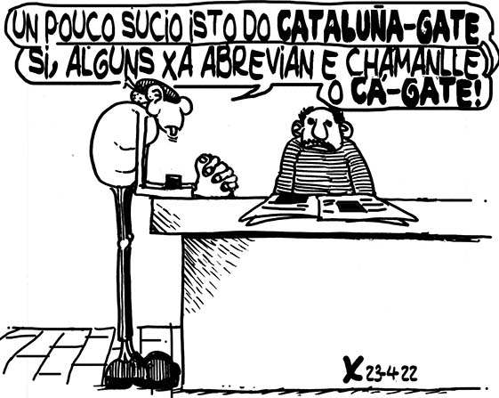Viñeta de O Carrabouxo do 23 de abril de 2022