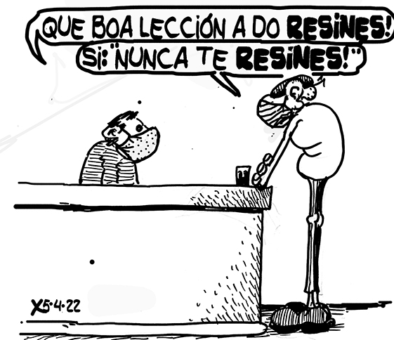Viñeta de O Carrabouxo do 5 de abril de 2022
