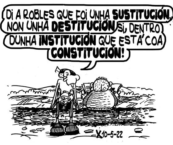 Viñeta de O Carrabouxo do 10 de maio de 2022