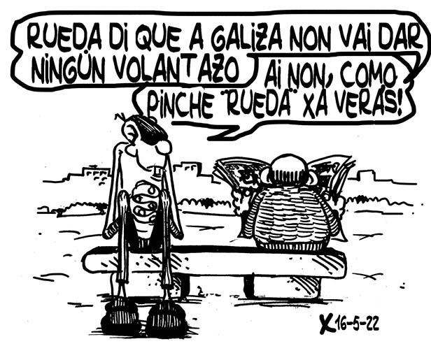 Viñeta de O Carrabouxo do 16 de maio de 2022
