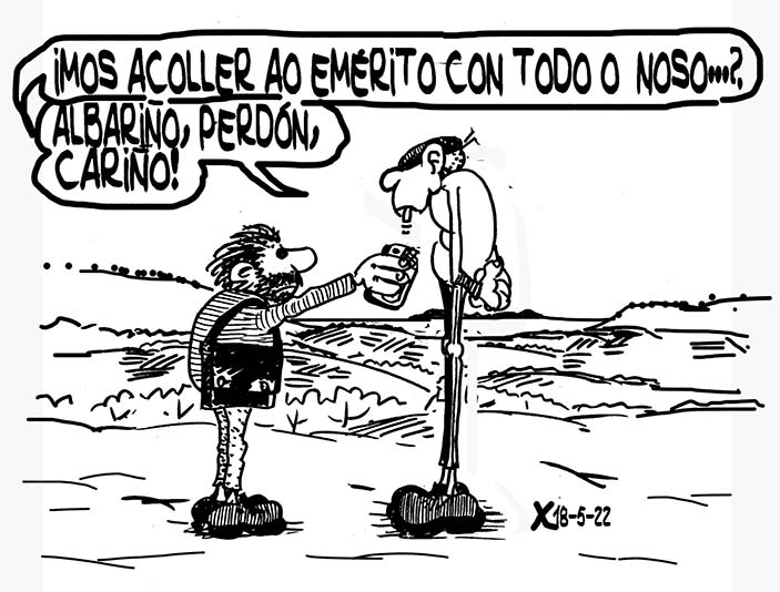 Viñeta de O Carrabouxo do 18 de maio de 2022