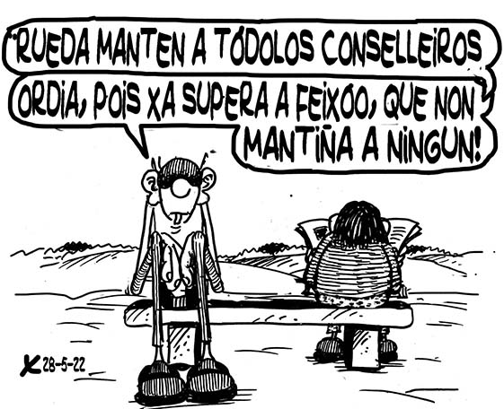 Viñeta de O Carrabouxo do 28 de maio de 2022