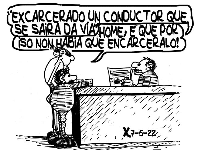 Viñeta de O Carrabouxo do 7 de maio de 2022