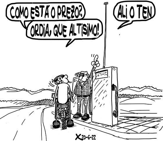 Viñeta de O Carrabouxo do 22 de xuño de 2022