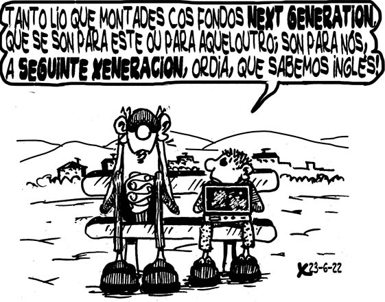 Viñeta de O Carrabouxo do 23 de xuño de 2022