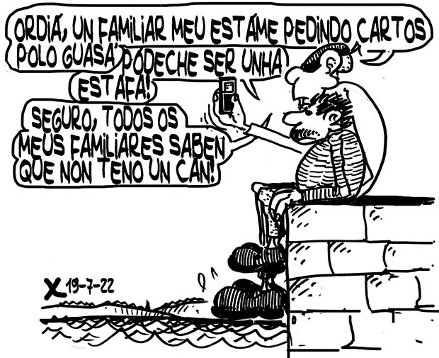 Viñeta de O Carrabouxo do 19 de xullo de 2022