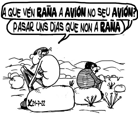 Viñeta de O Carrabouxo do 21 de xullo de 2022