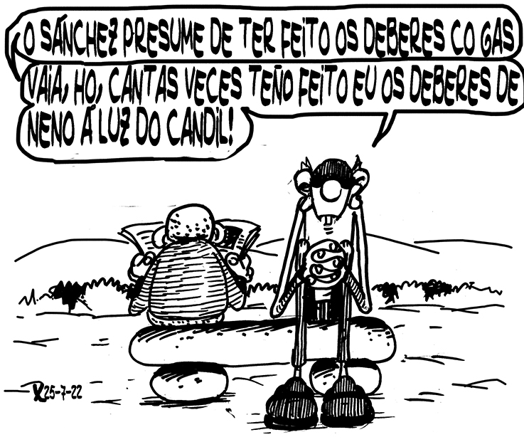 Viñeta de O Carrabouxo do 27 de xullo de 2022
