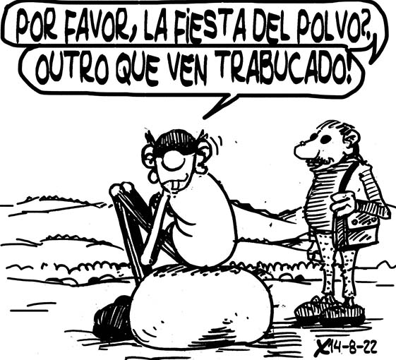 Viñeta de O Carrabouxo do 14 de agosto de 2022