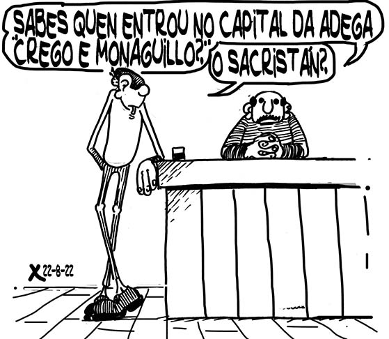 Viñeta de O Carrabouxo do 22 de agosto de 2022