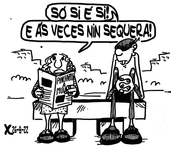 Viñeta de O Carrabouxo do 26 de agosto de 2022