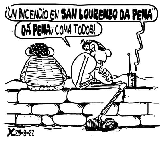 Viñeta de O Carrabouxo do 29 de agosto de 2022