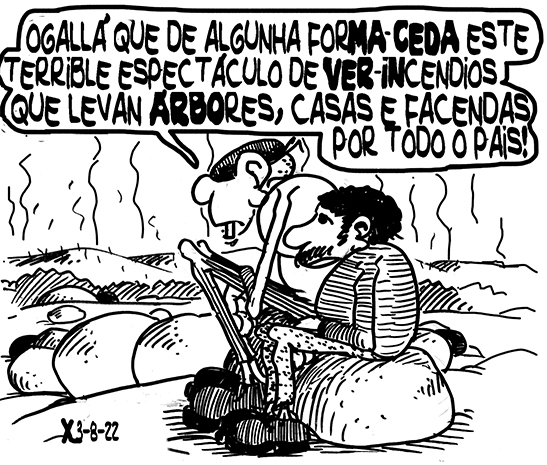 Viñeta de O Carrabouxo do 3 de agosto de 2022