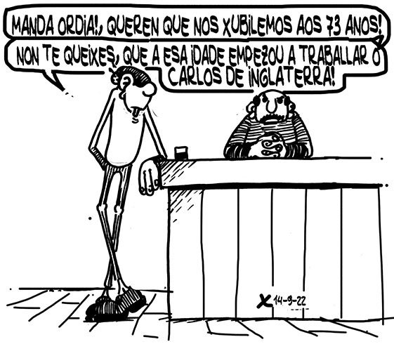 Viñeta de O Carrabouxo do 14 de setembro de 2022