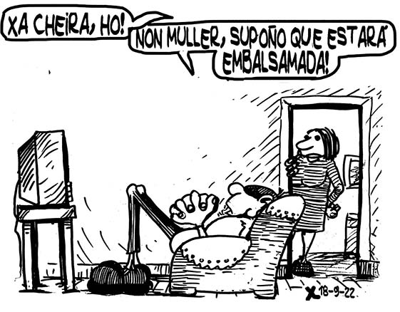 Viñeta de O Carrabouxo do 18 de setembro de 2022