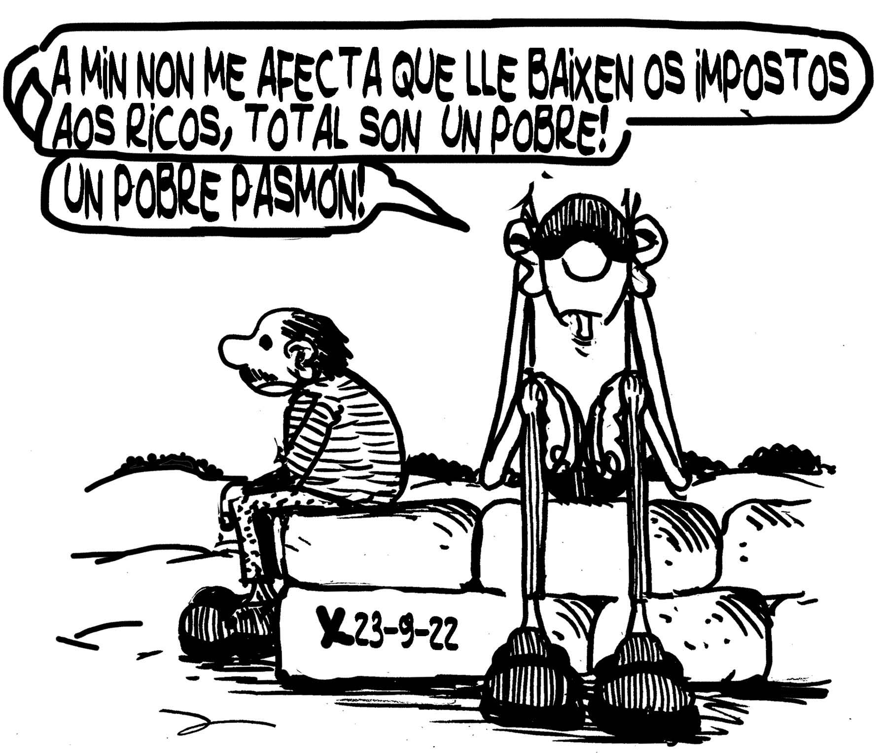 Viñeta de O Carrabouxo do 23 de setembro de 2022