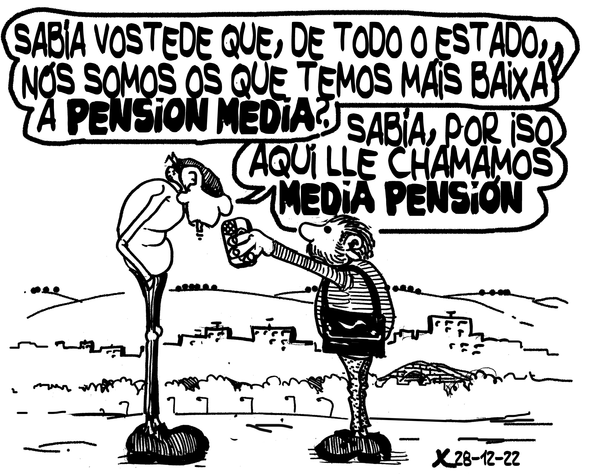 Viñeta de O Carrabouxo do 28 de decembro de 2022