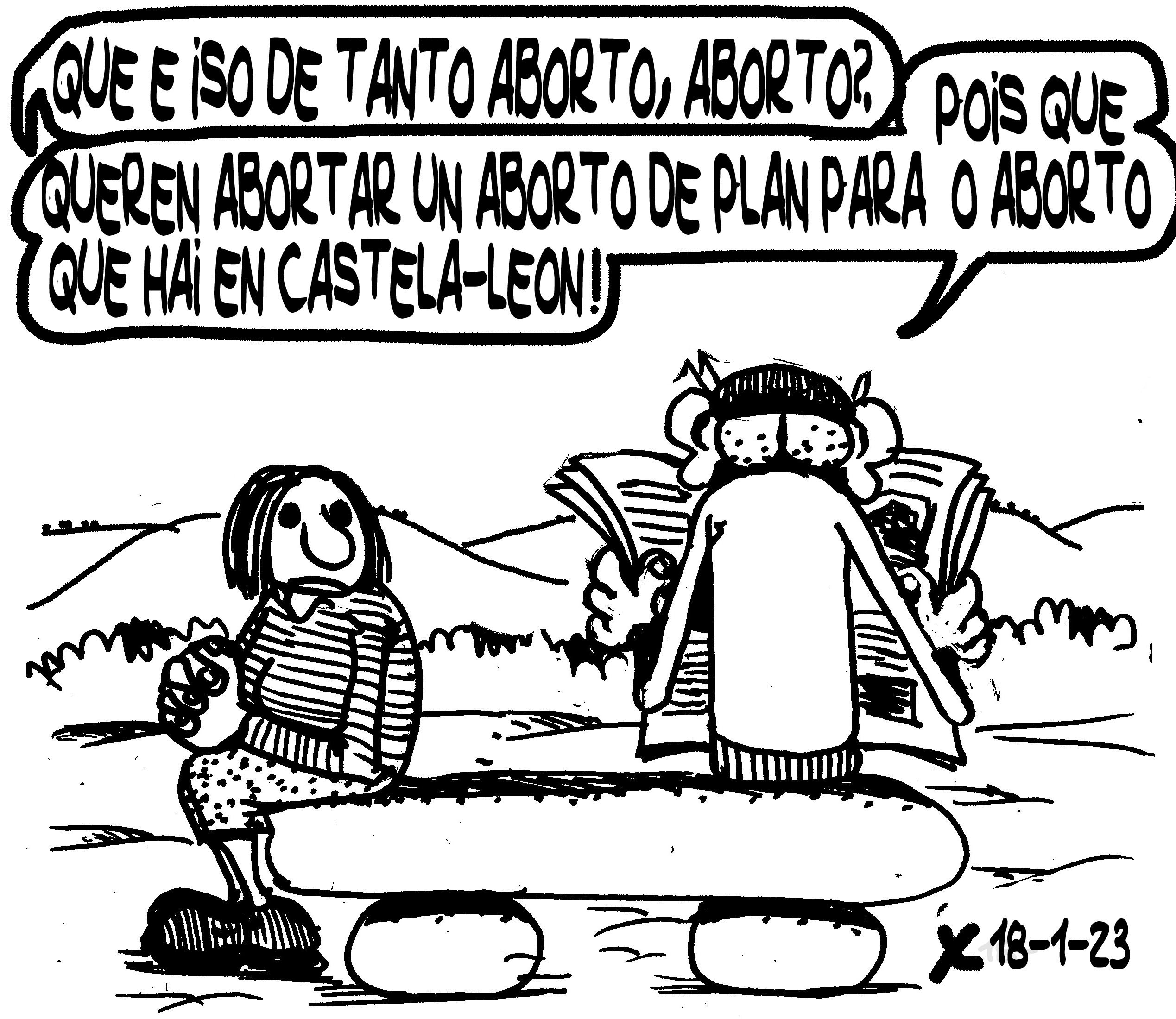 Viñeta de O Carrabouxo do 18 de xaneiro de 2023
