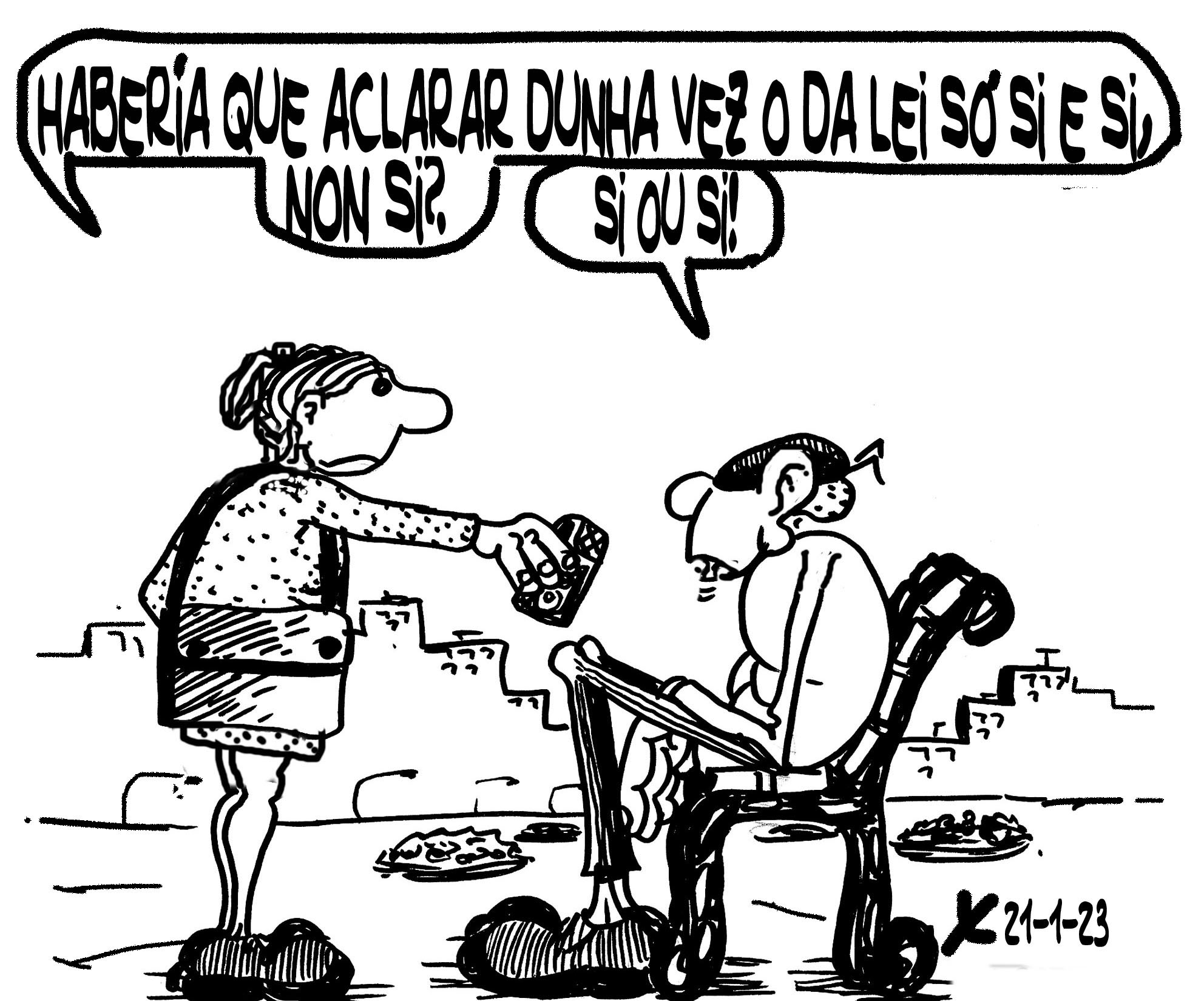 Viñeta de O Carrabouxo do 21 de xaneiro de 2023