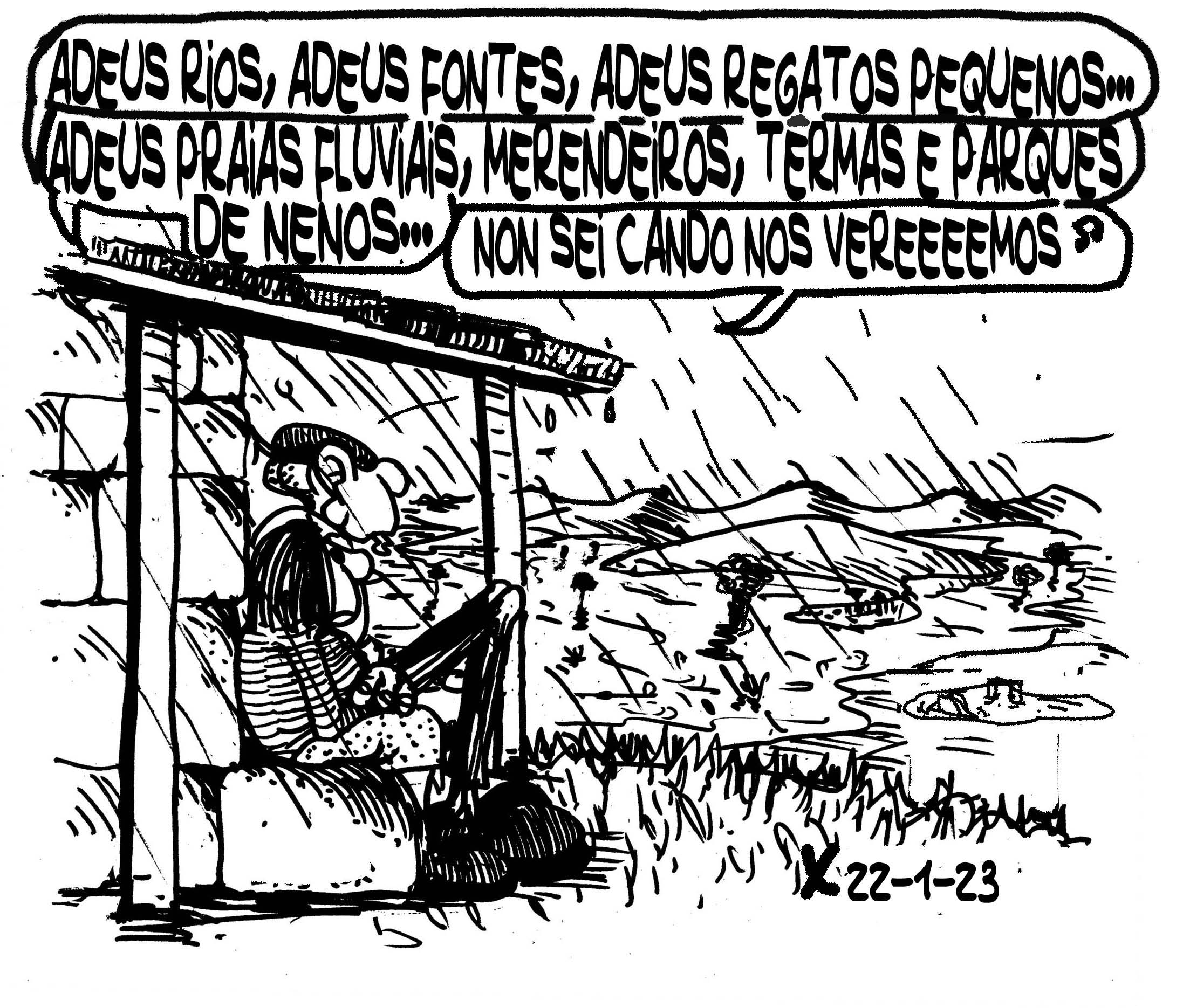 Viñeta de O Carrabouxo do 22 de xaneiro de 2023
