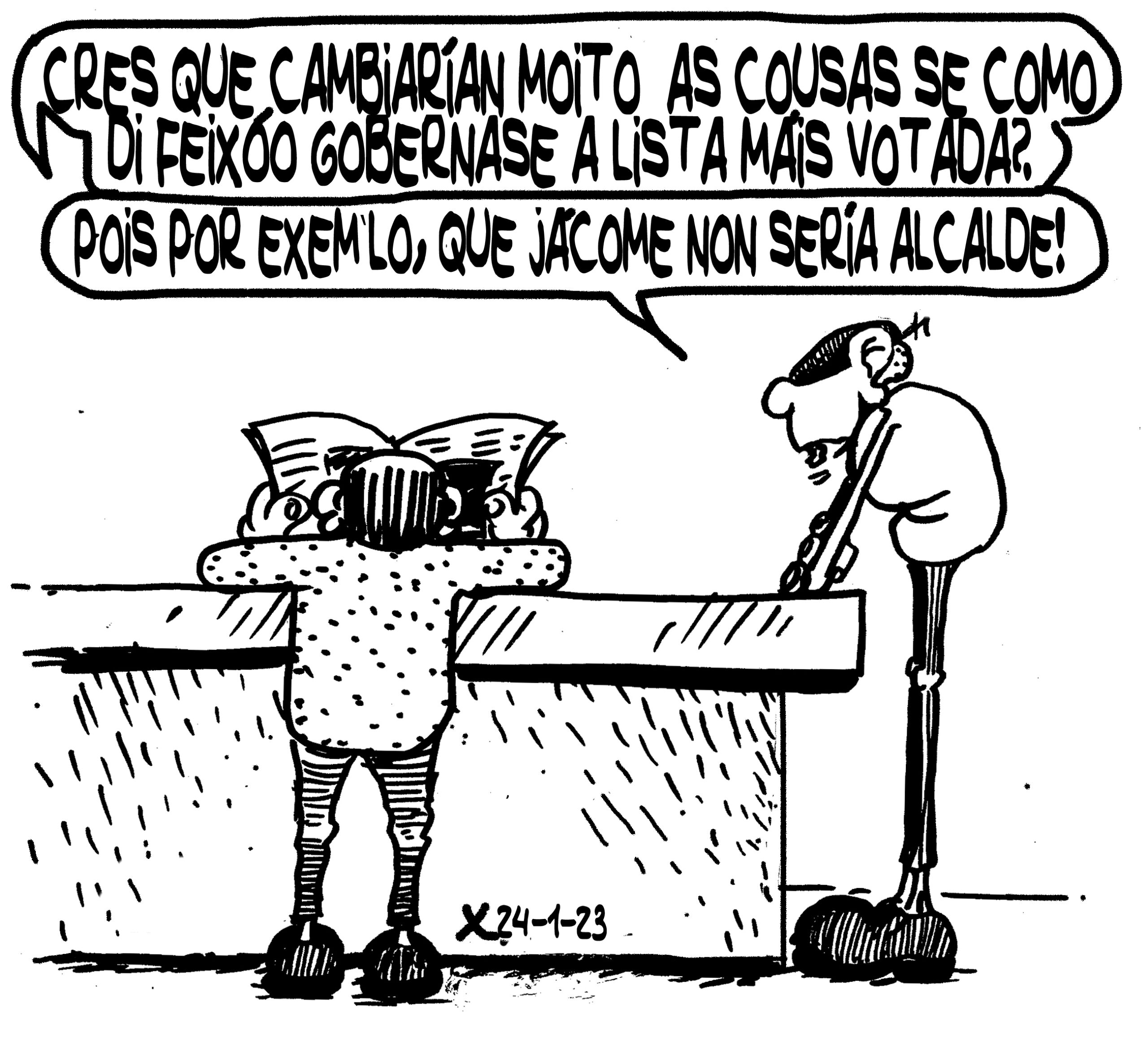 Viñeta de O Carrabouxo do 24 de xaneiro de 2023