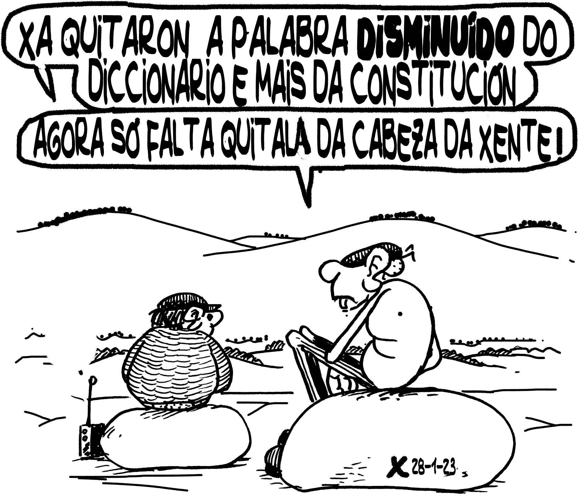 Viñeta de O Carrabouxo do 28 de xaneiro de 2023