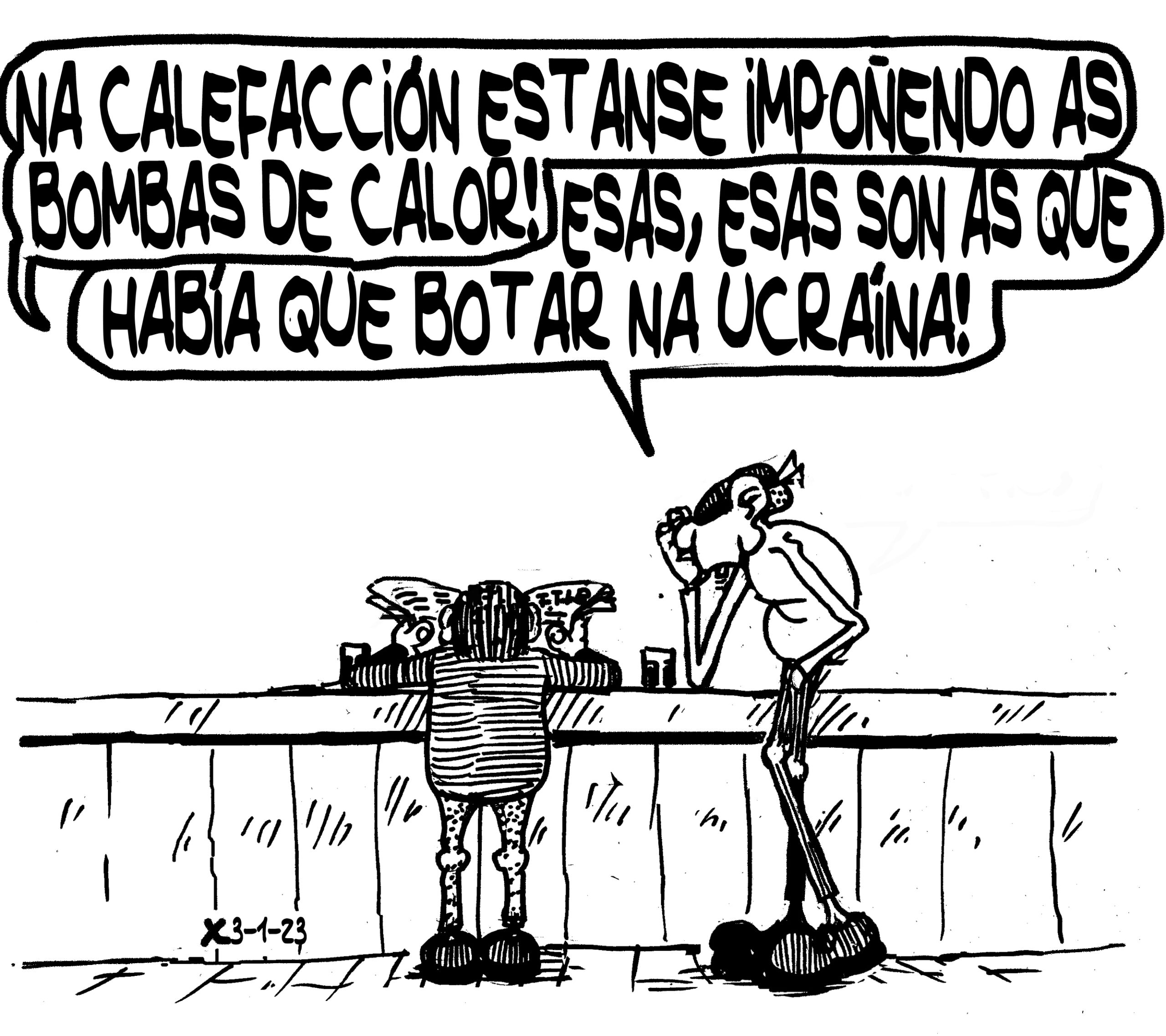 Viñeta de O Carrabouxo do 3 de xaneiro de 2023