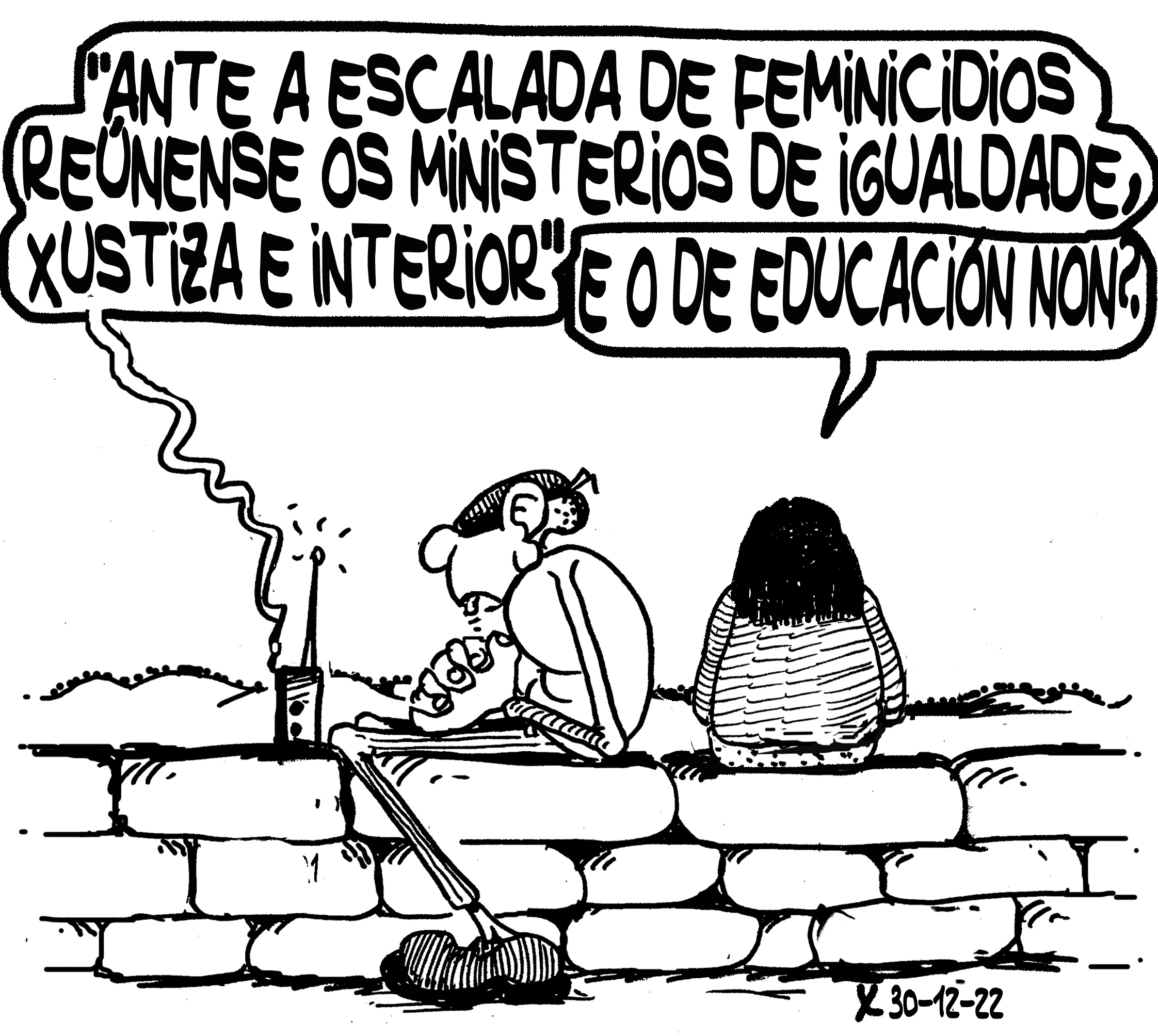 Viñeta de O Carrabouxo do 30 de decembro de 2022