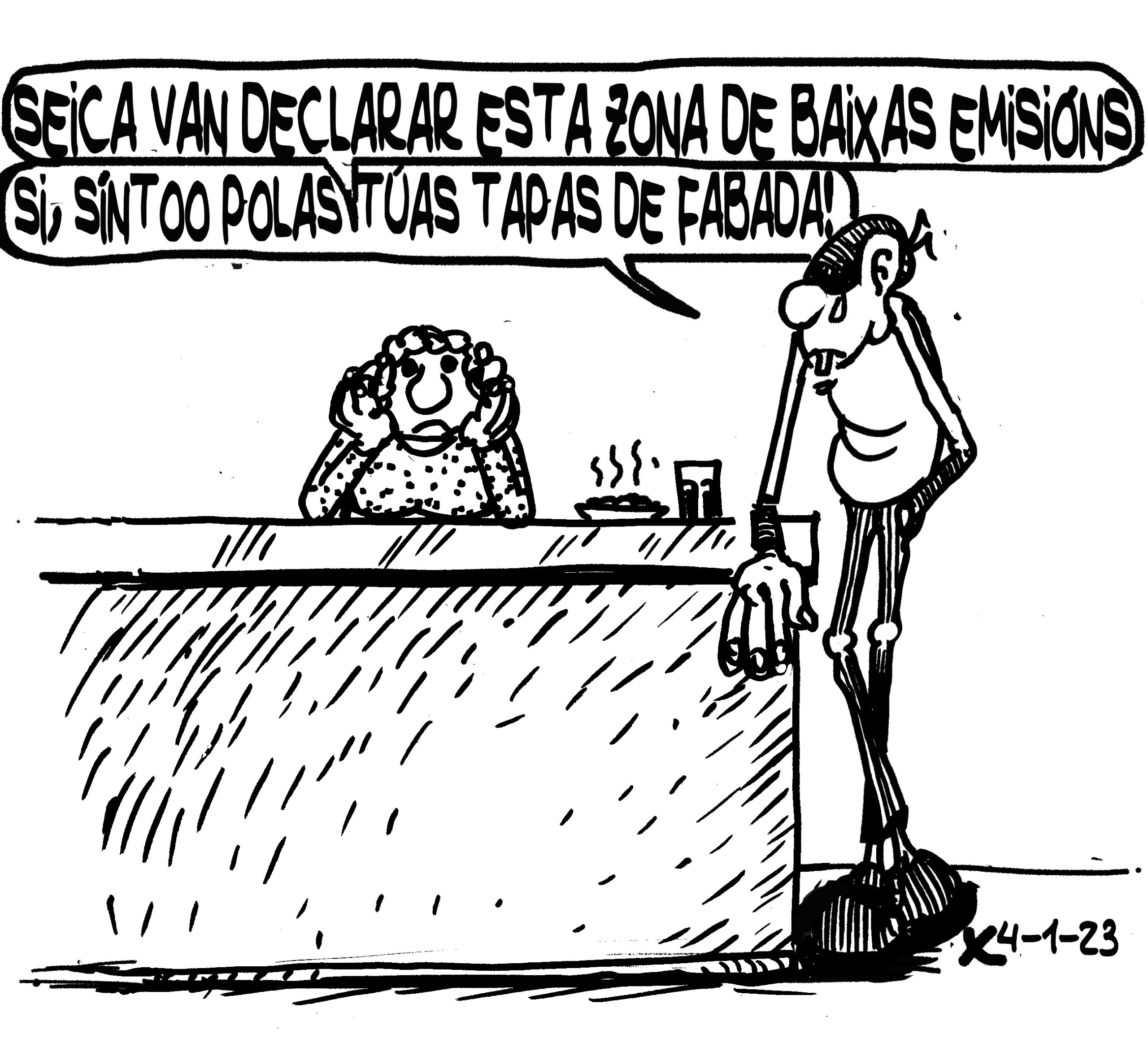 Viñeta de O Carrabouxo do 4 de xaneiro de 2023