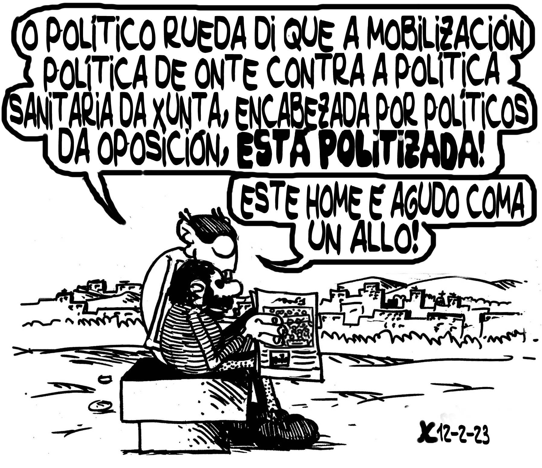 Viñeta de O Carrabouxo do 12 de febreiro de 2023