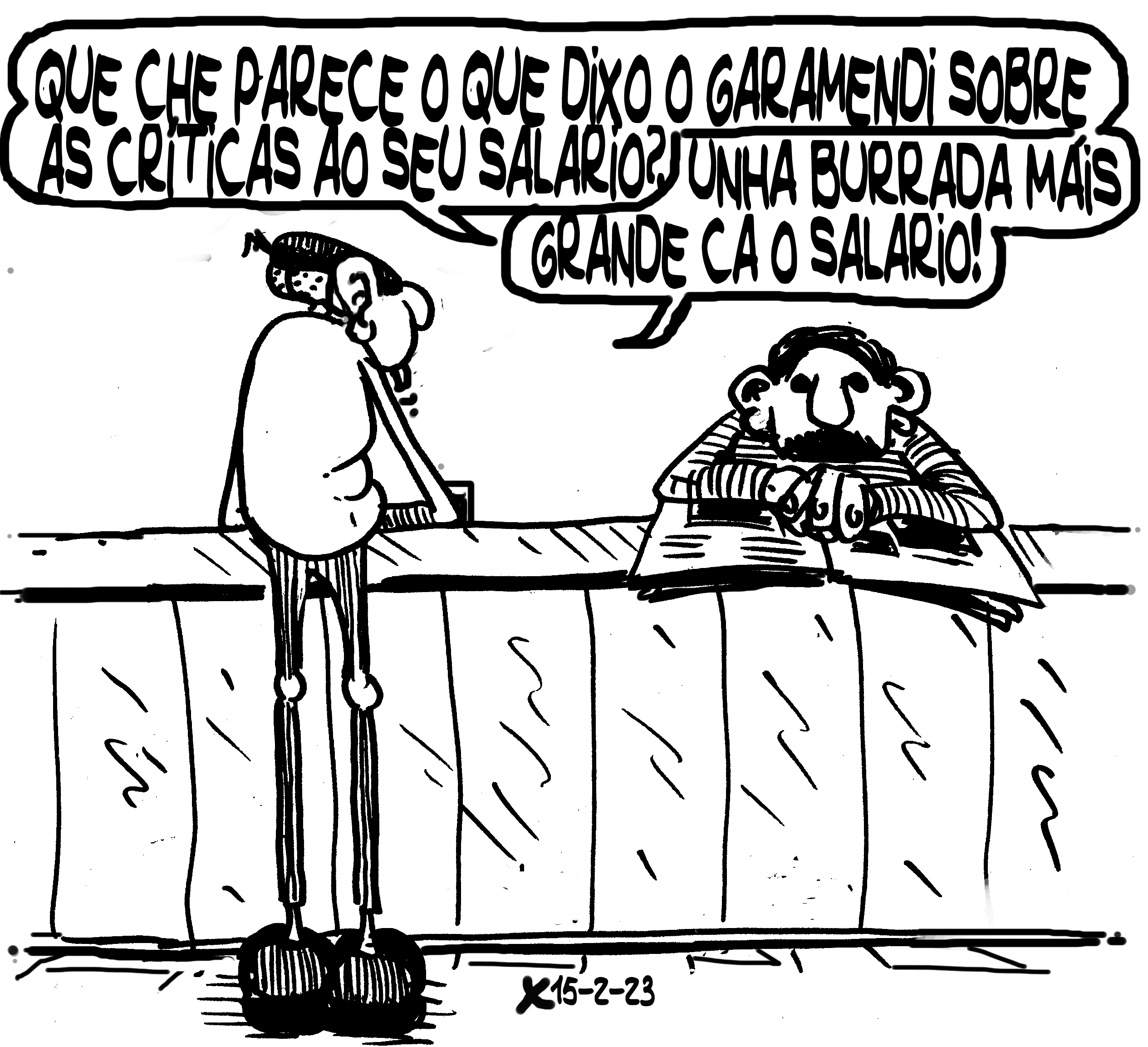 Viñeta de O Carrabouxo do 15 de febreiro de 2023