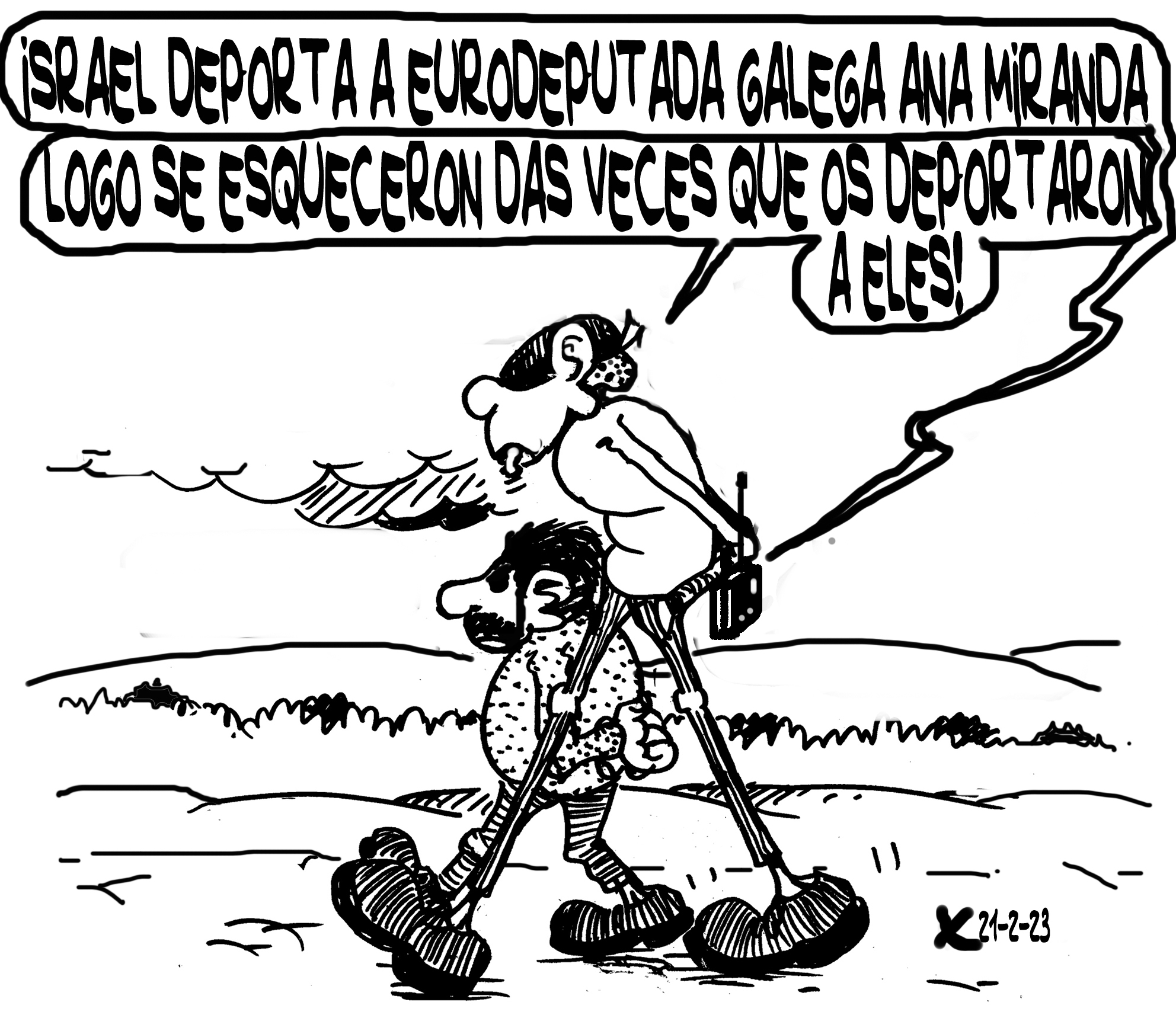 Viñeta de O Carrabouxo do 21 de febreiro de 2023