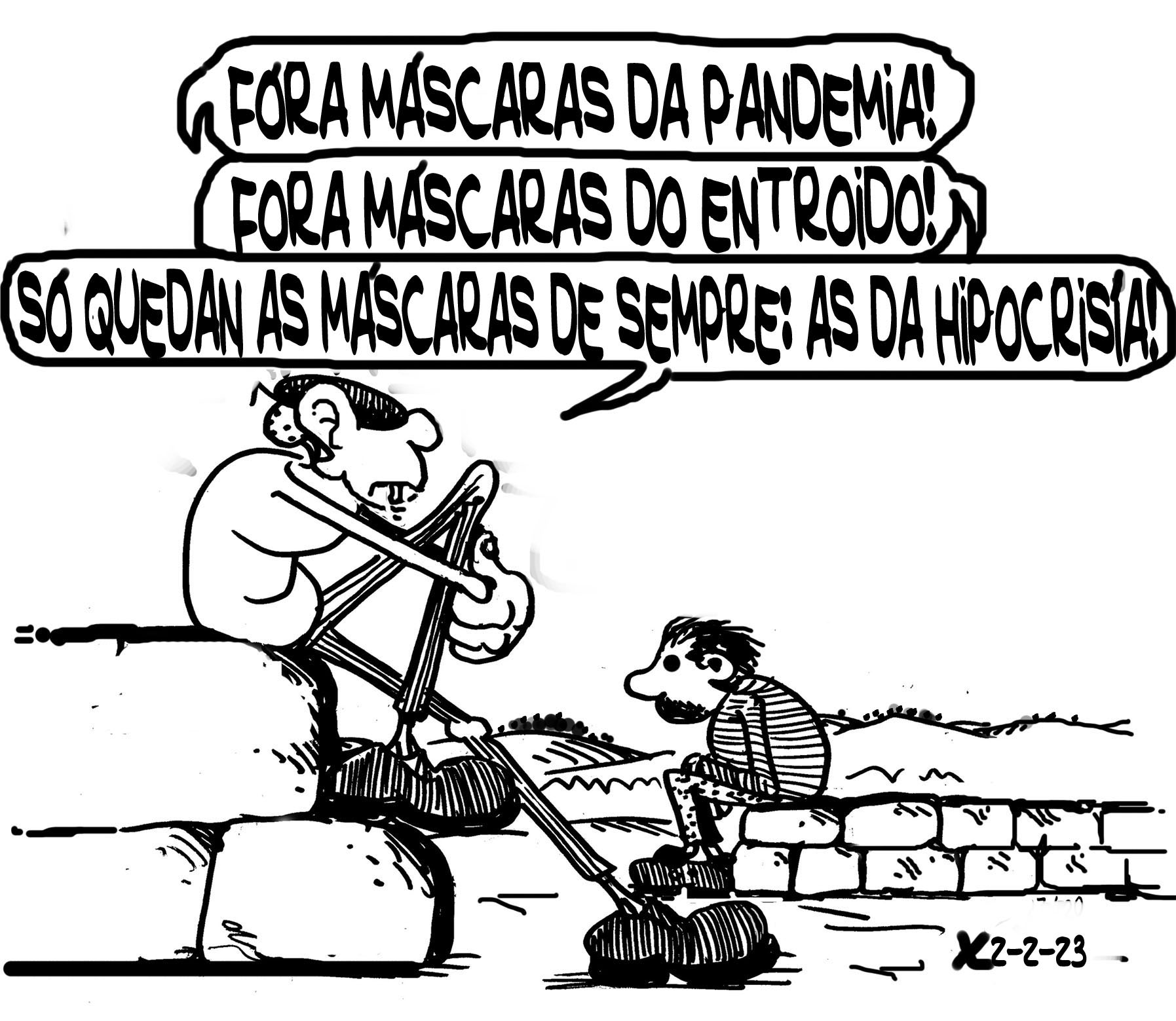 Viñeta de O Carrabouxo do 22 de febreiro de 2023