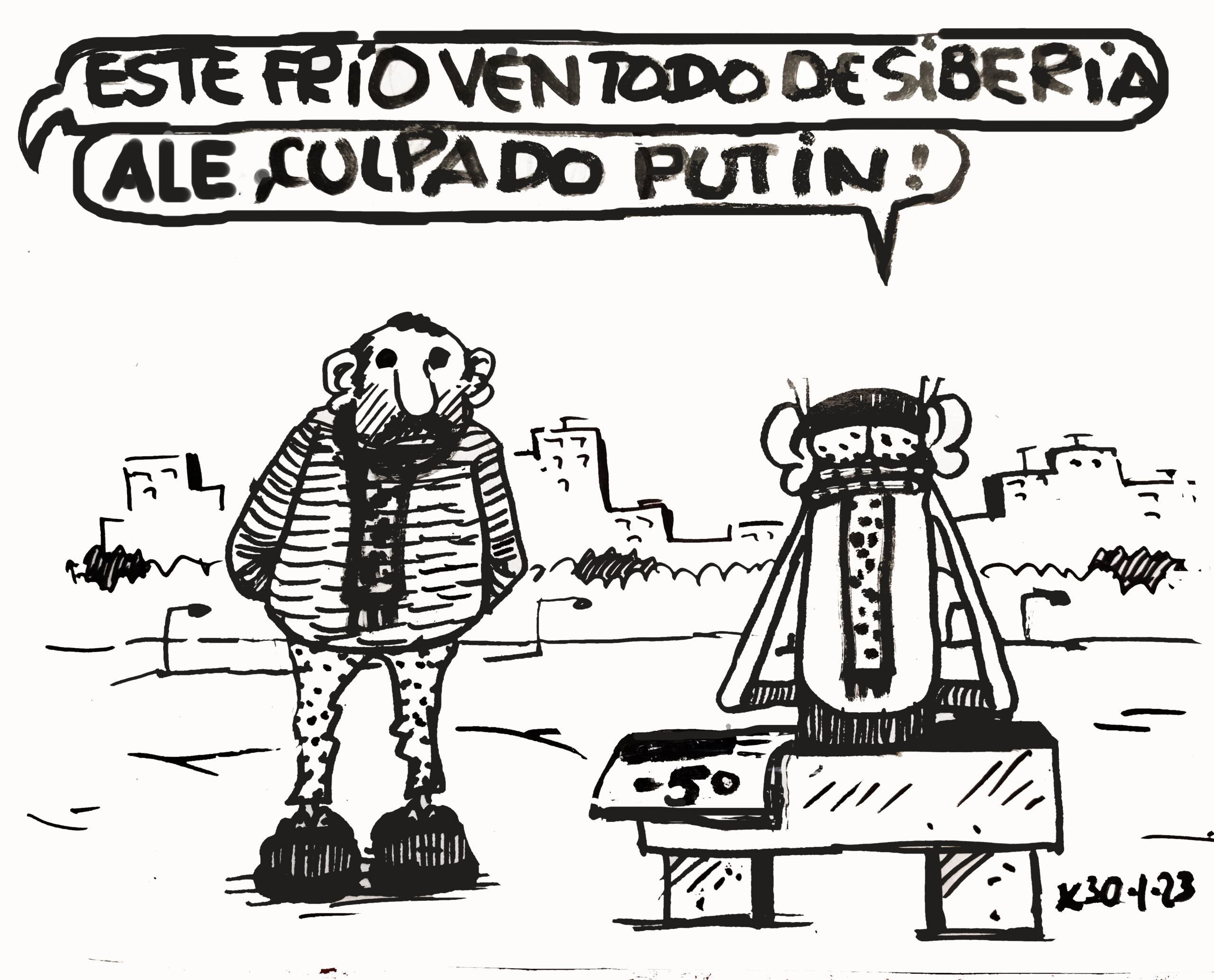 Viñeta de O Carrabouxo do 30 de xaneiro de 2023