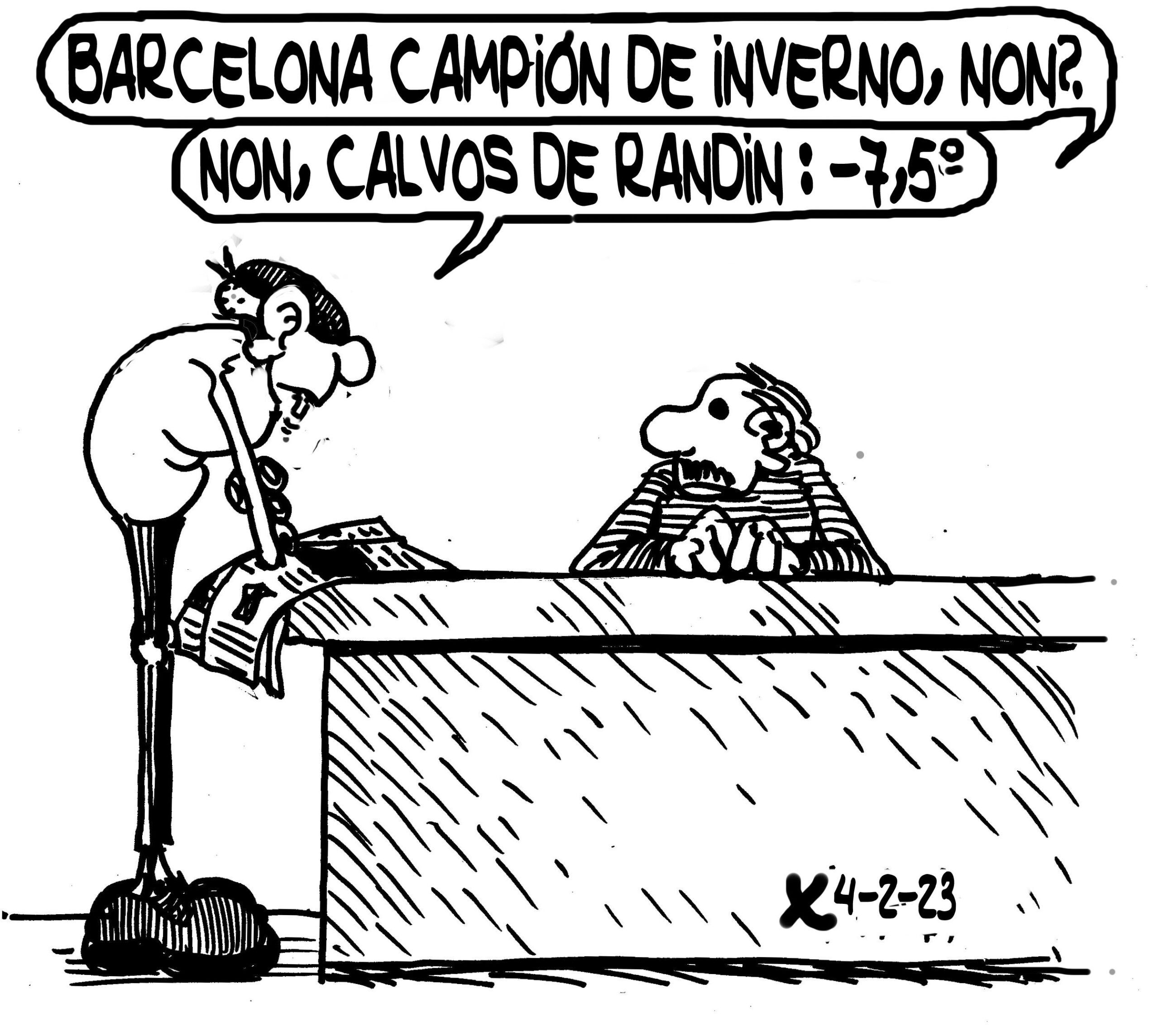 Viñeta de O Carrabouxo do 6 de febreiro de 2023