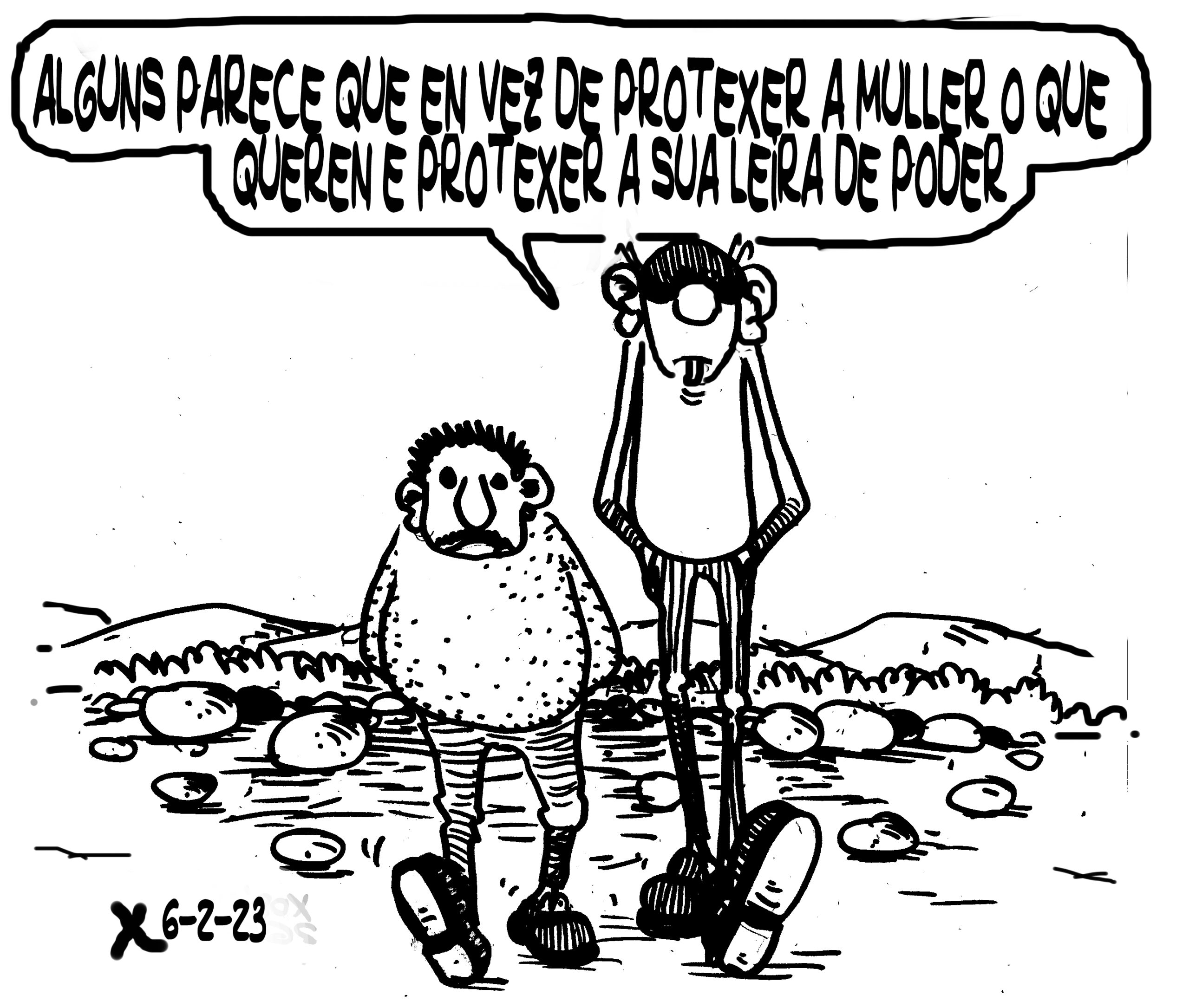 Viñeta de O Carrabouxo do 6 de febreiro de 2023
