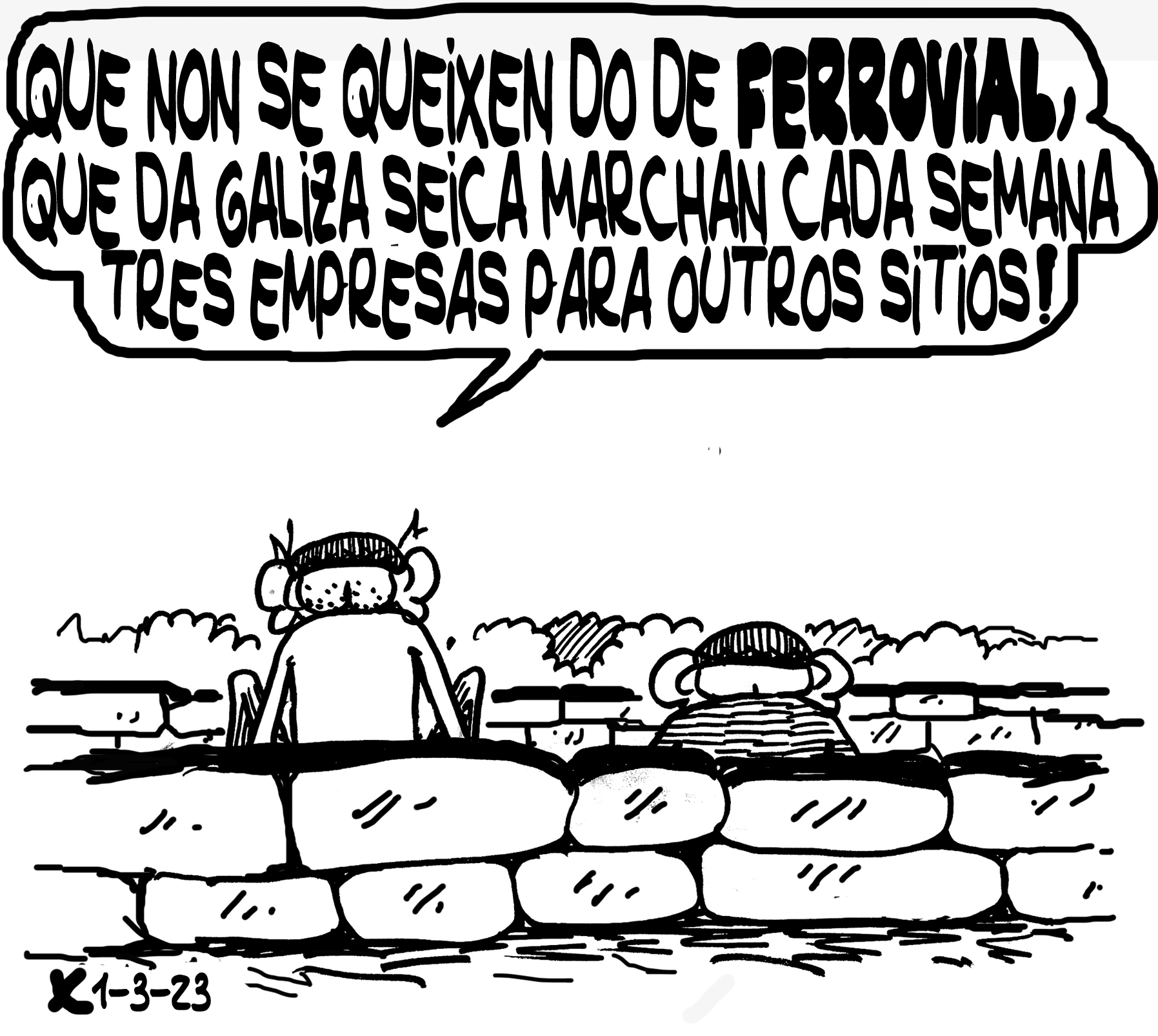 Viñeta de O Carrabouxo do 1 de marzo de 2023