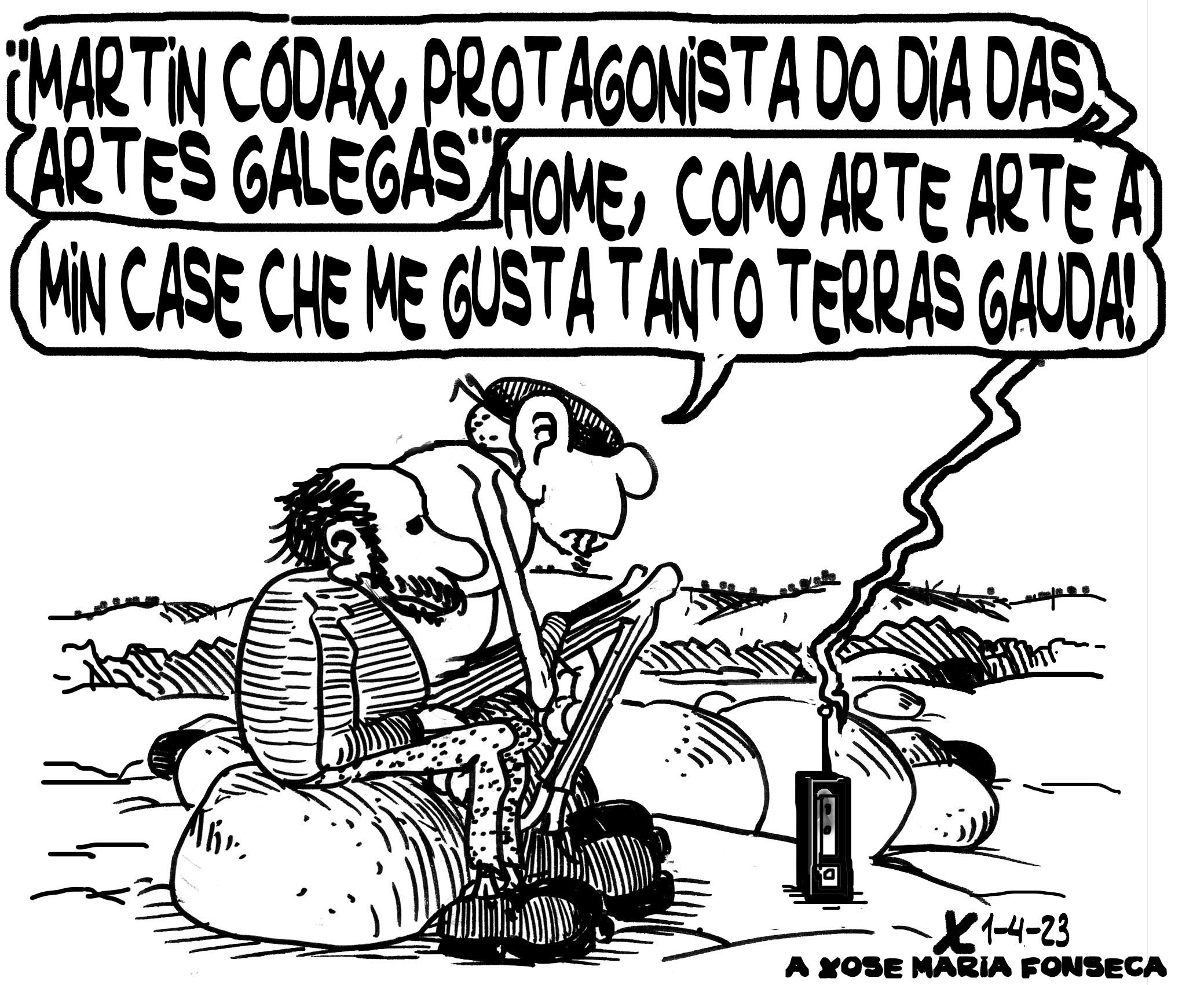 Viñeta de O Carrabouxo do 1 de abril de 2023