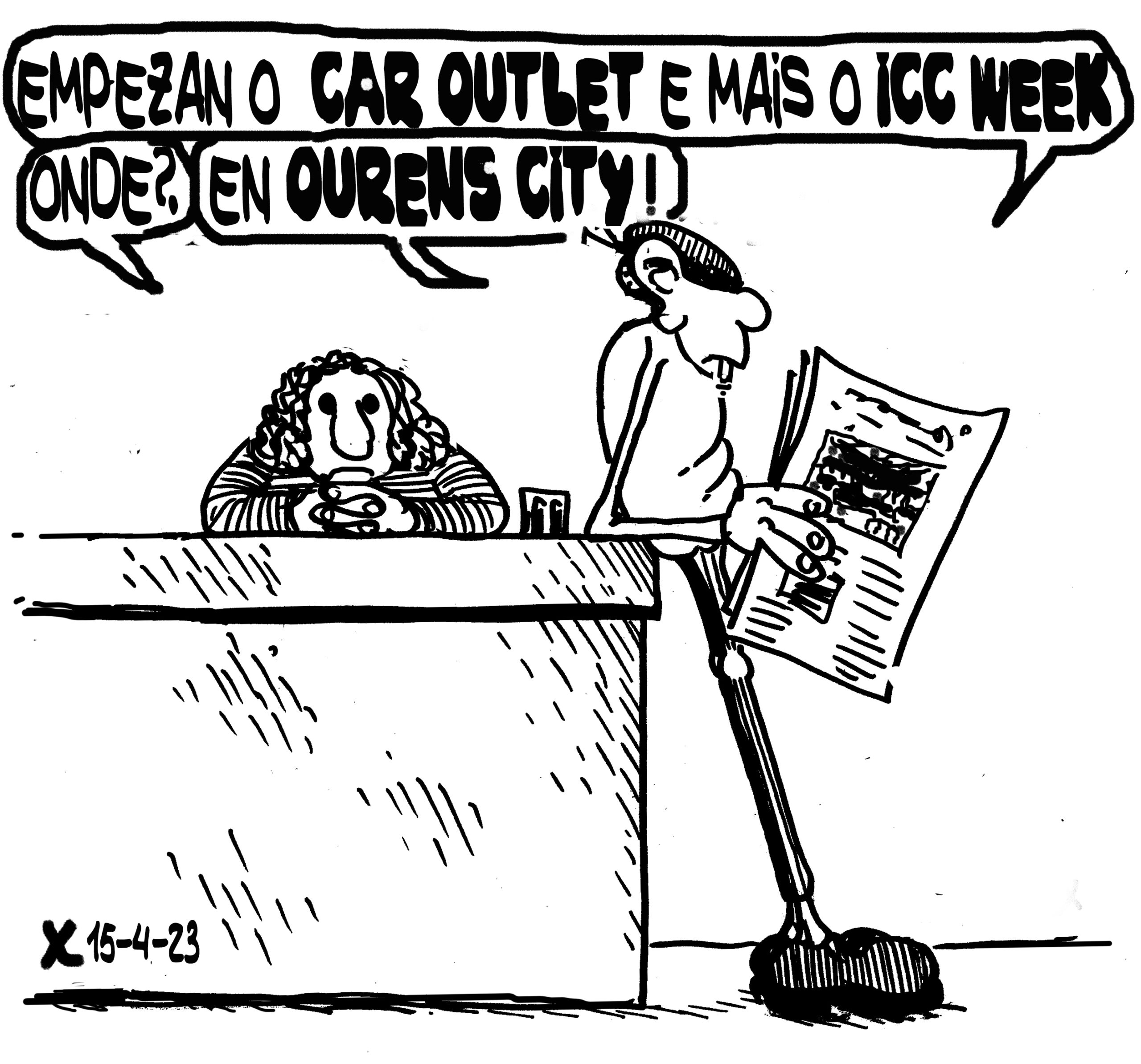 Viñeta de O Carrabouxo do 15 de abril de 2023