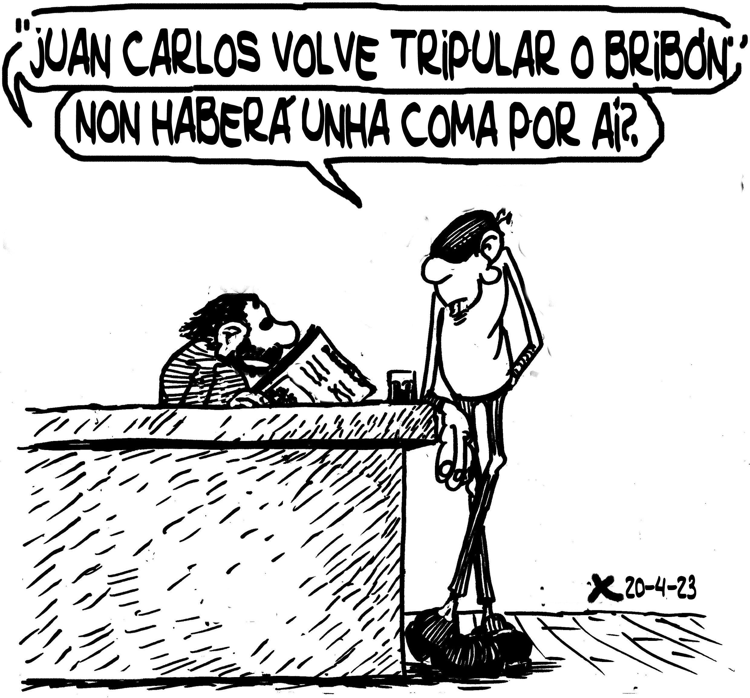 Viñeta de O Carrabouxo do 20 de abril de 2023