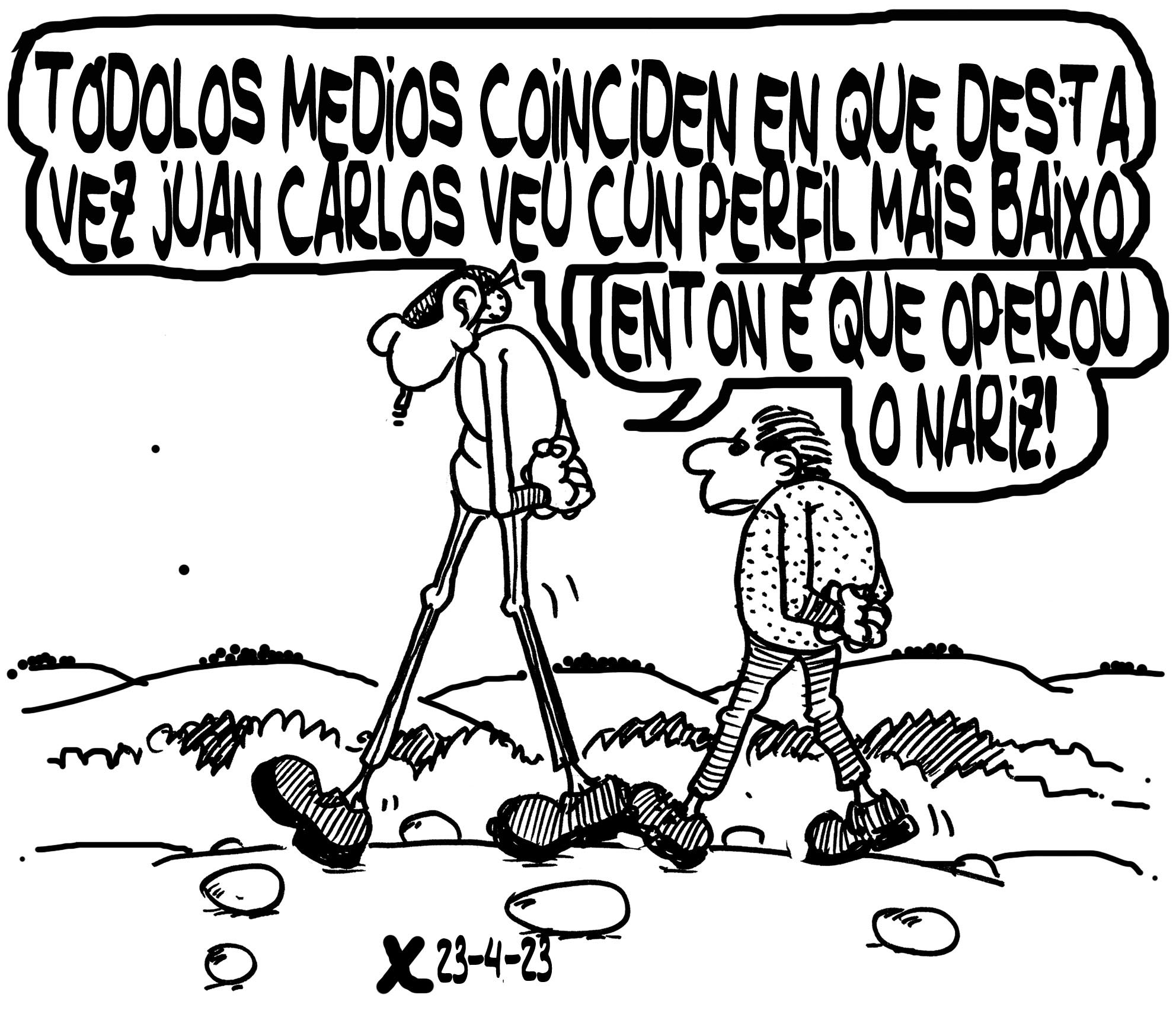 Viñeta de O Carrabouxo do 23 de abril de 2023