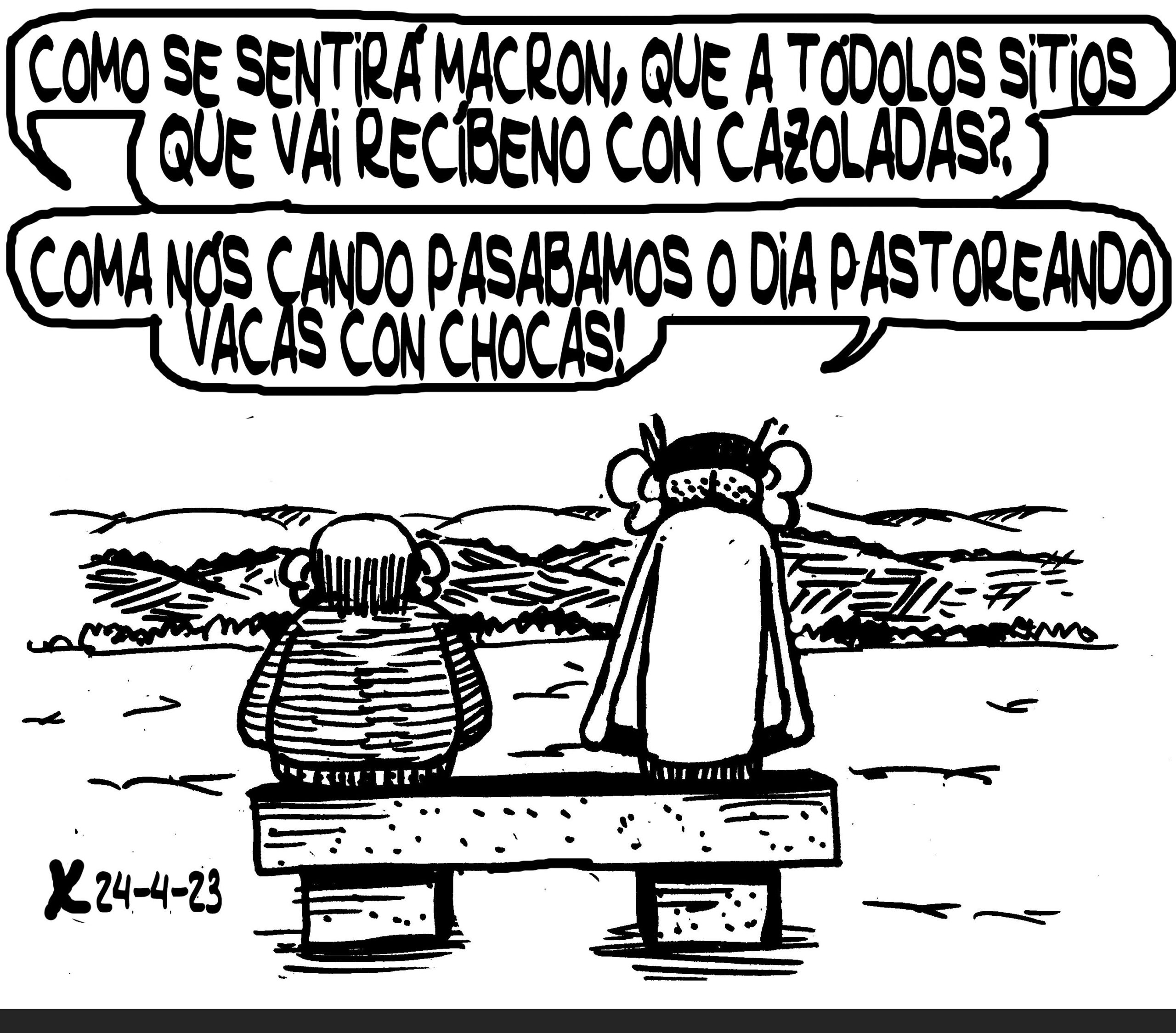 Viñeta de O Carrabouxo do 24 de abril de 2023