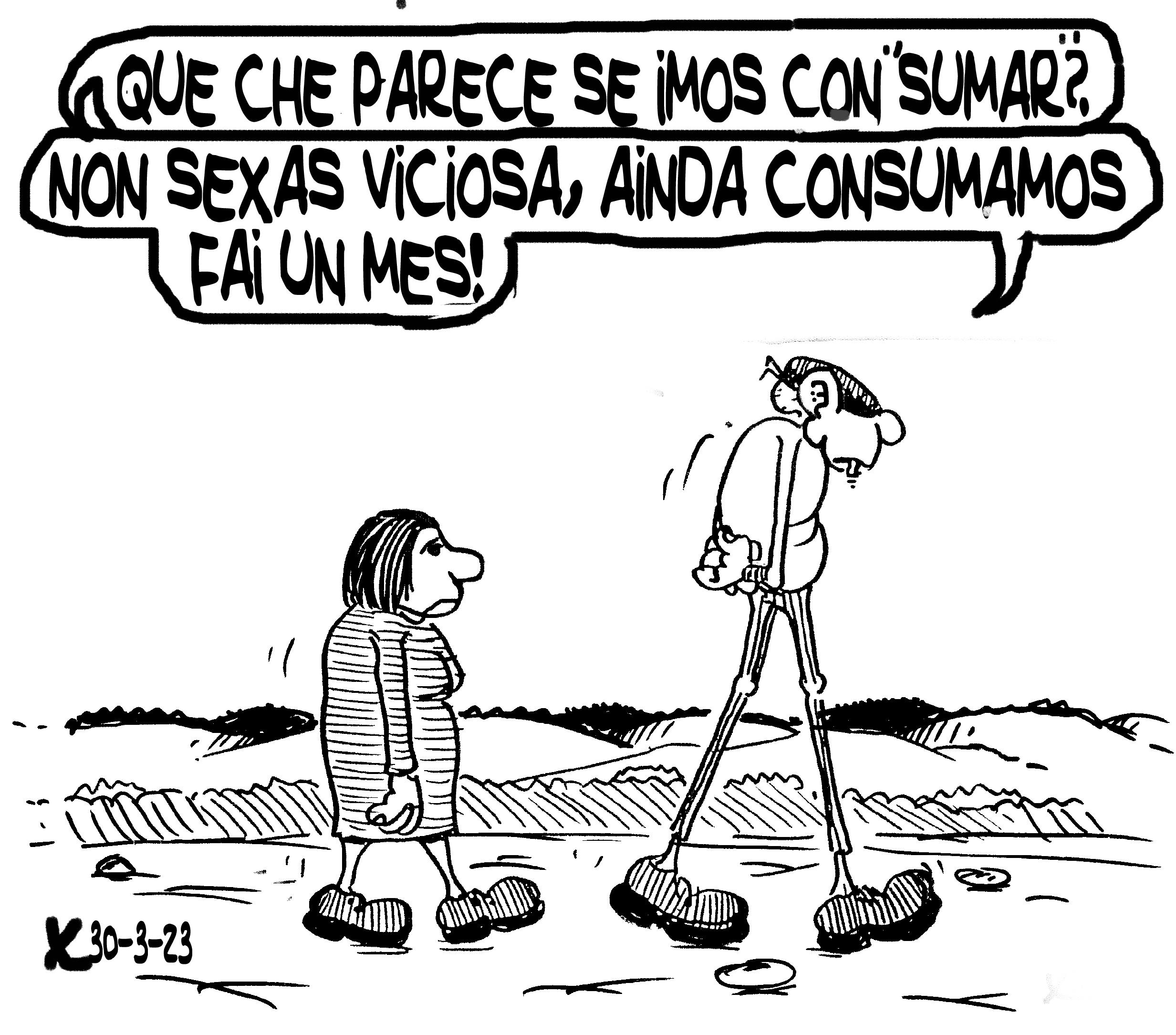 Viñeta de O Carrabouxo do 30 de marzo de 2023