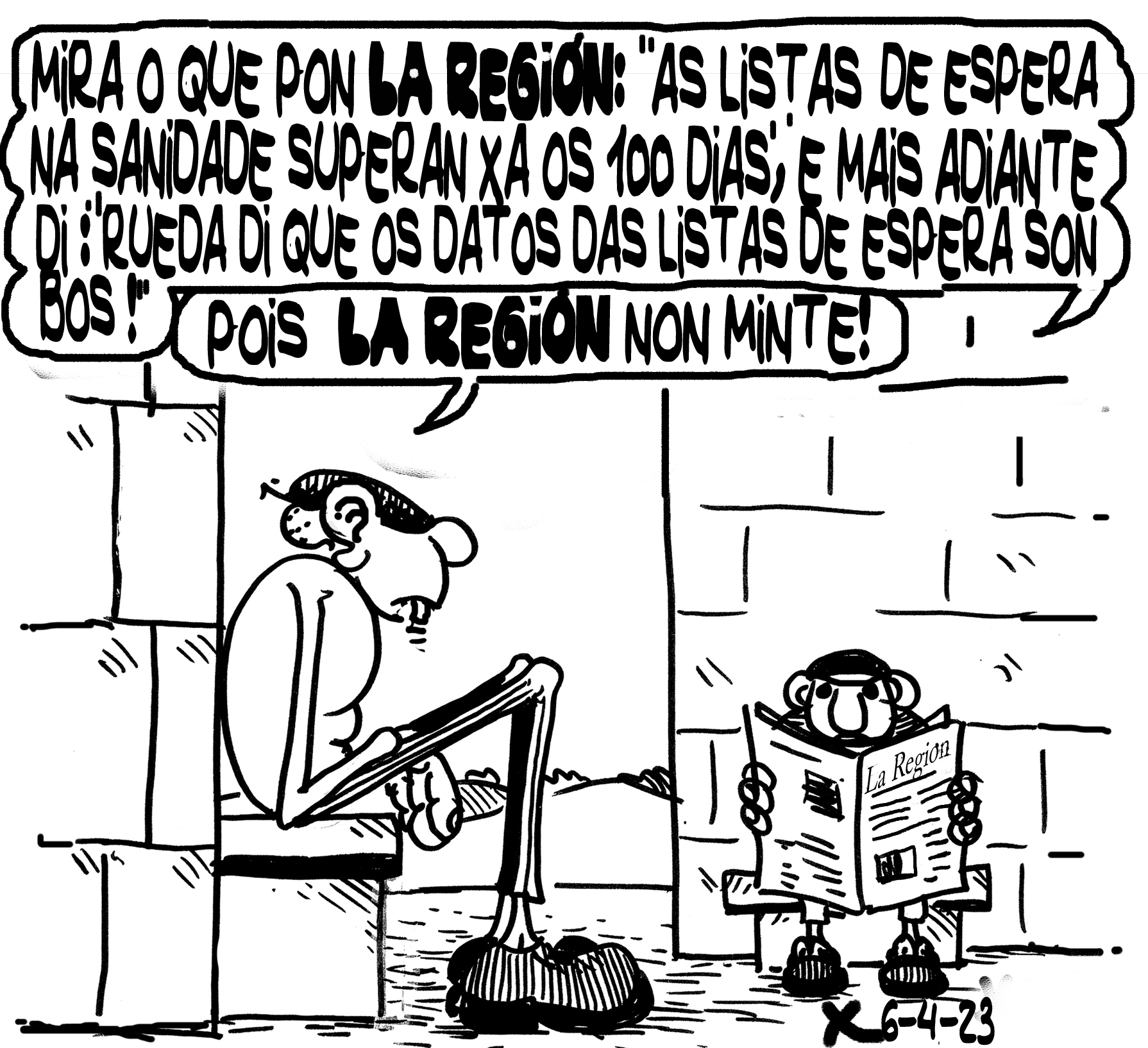 Viñeta de O Carrabouxo do 6 de abril de 2023