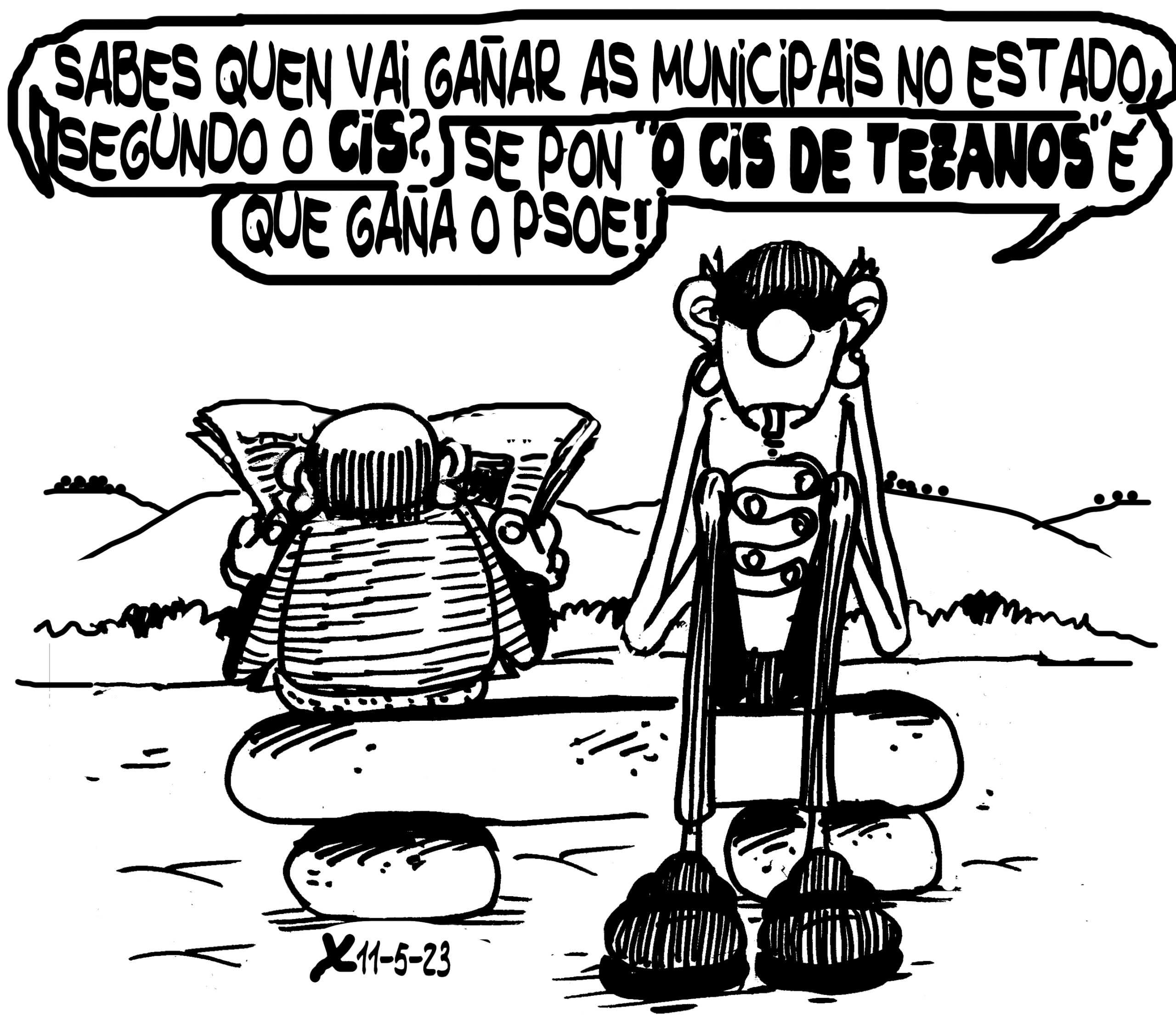 Viñeta de O Carrabouxo do 11 de maio de 2023
