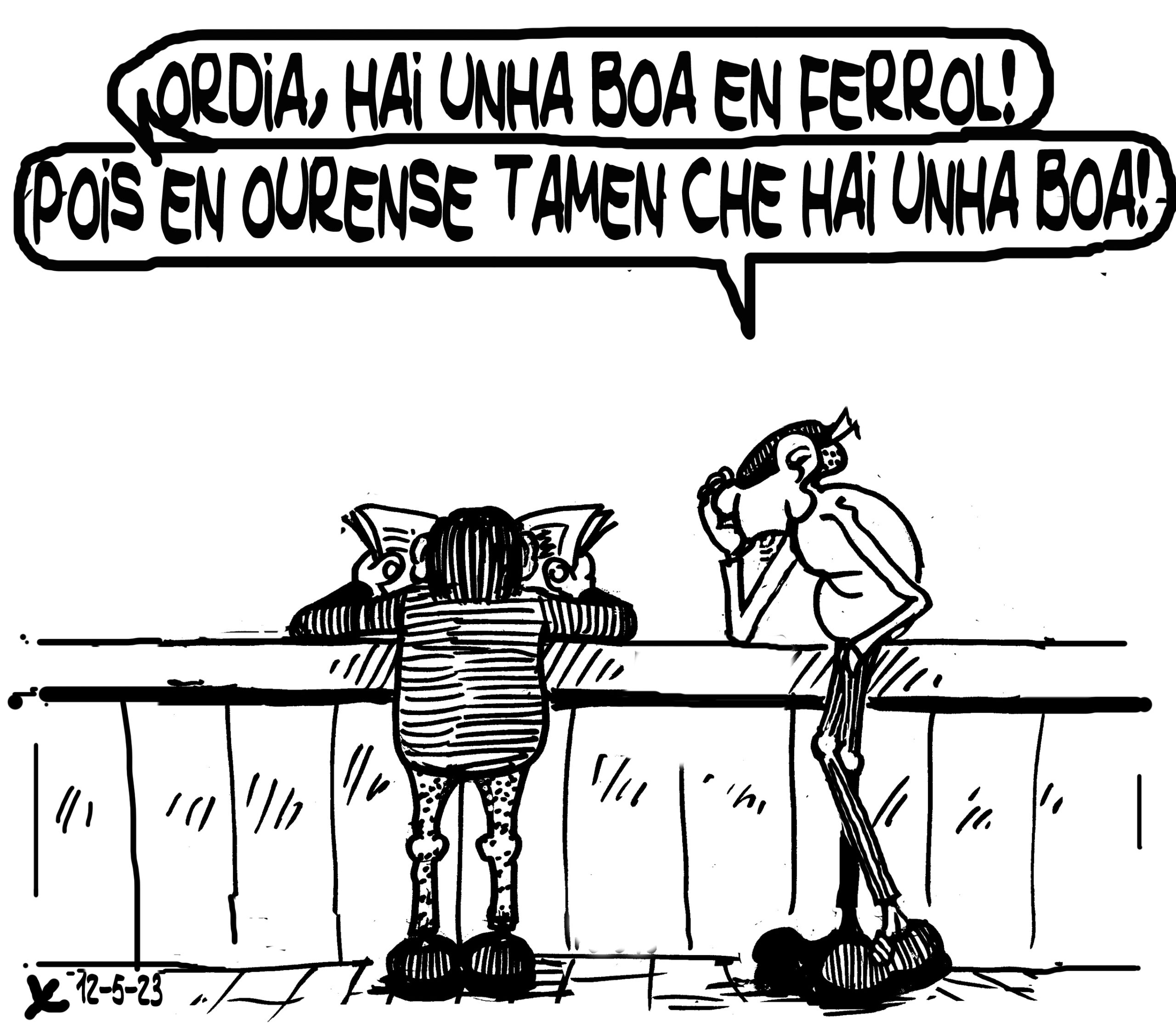 Viñeta de O Carrabouxo do 12 de maio de 2023
